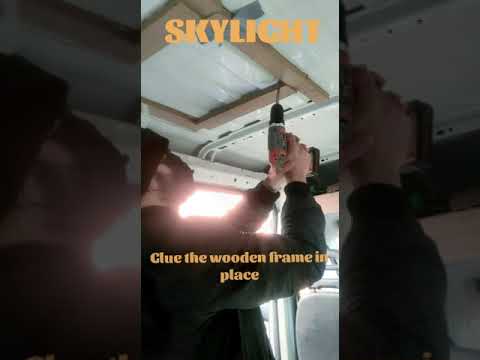 Van Conversion - Fixed Windows And Skylight Installation