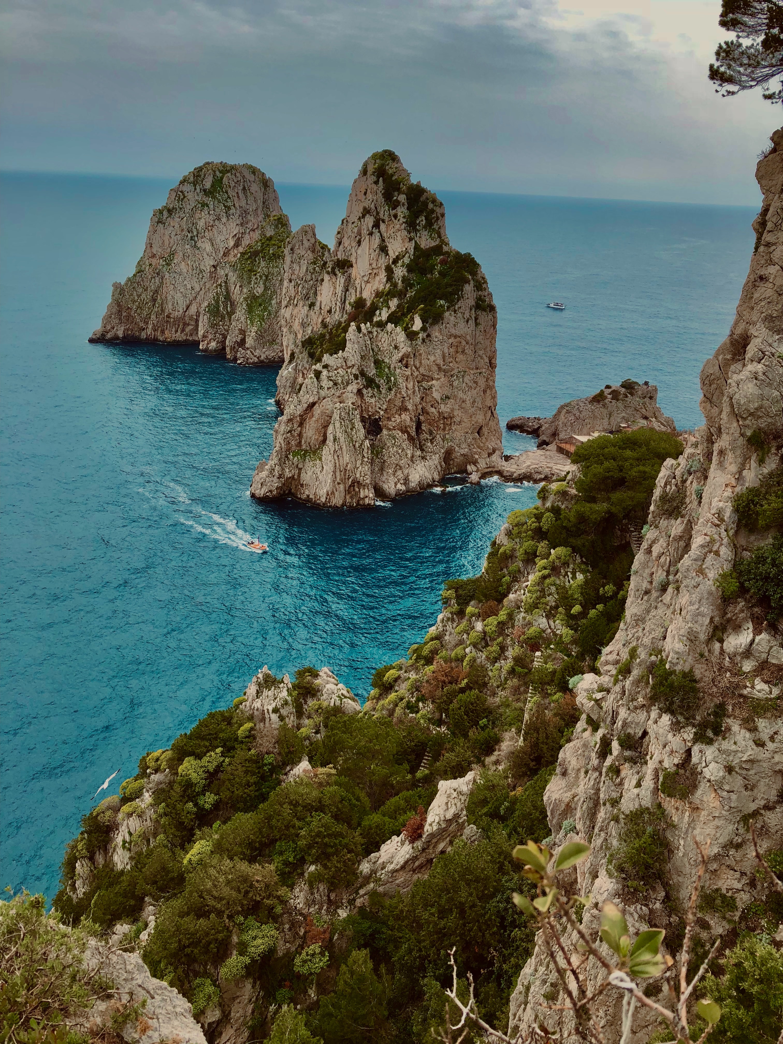 Capri Island Landscape Faraglioni