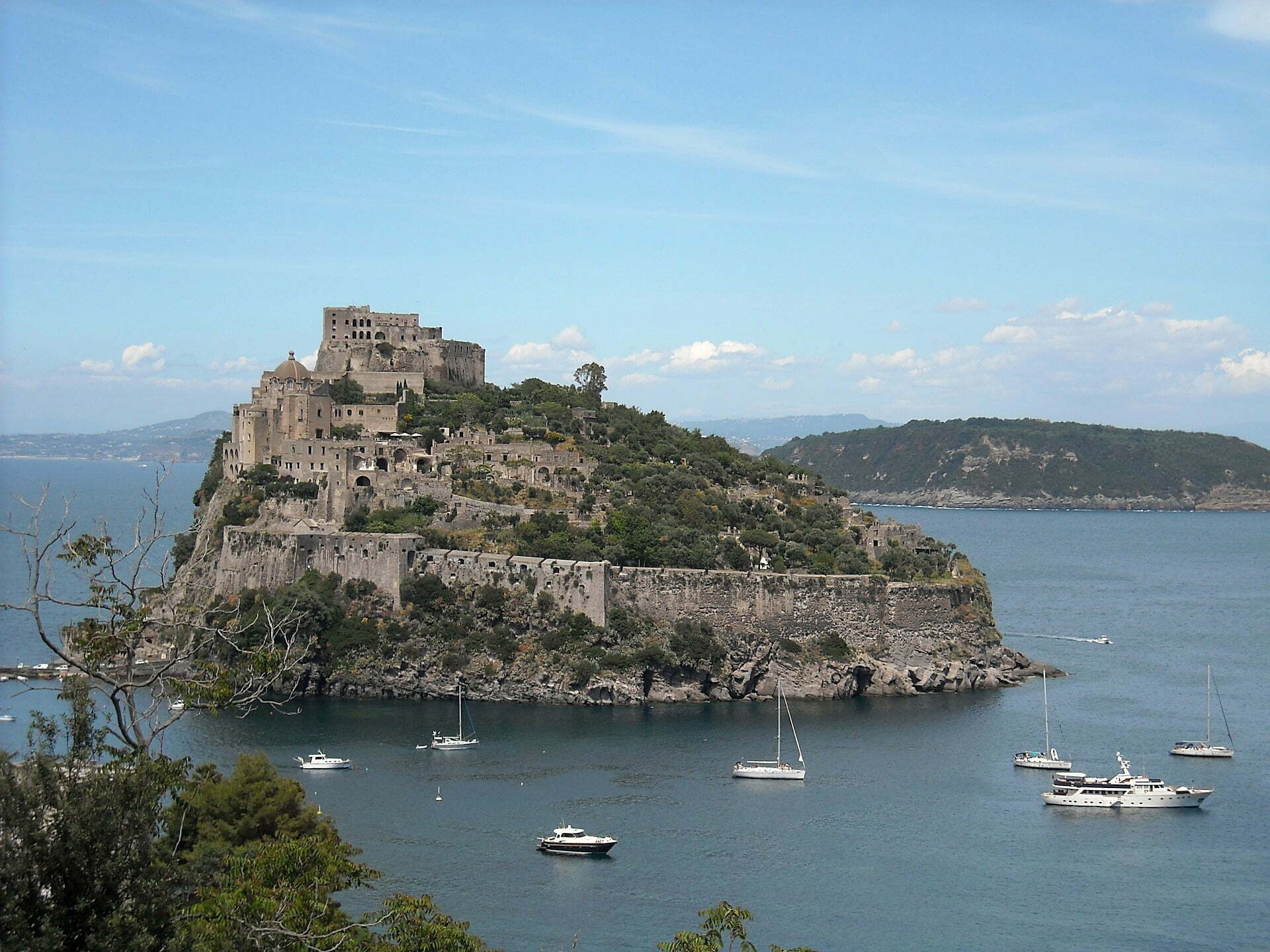 Ischia Castle view