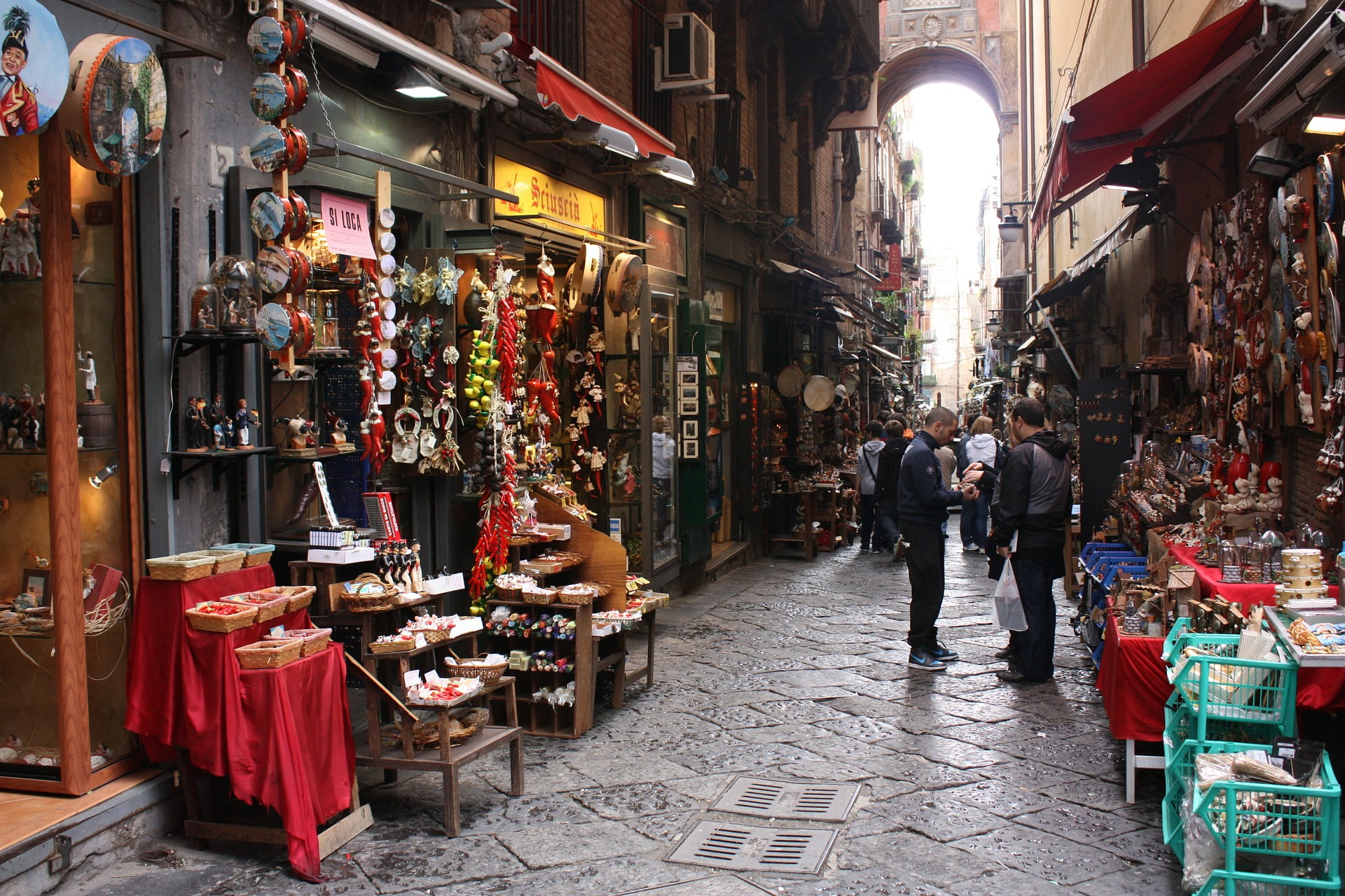 San Gregorio Armeno, street in Naples' Old Town