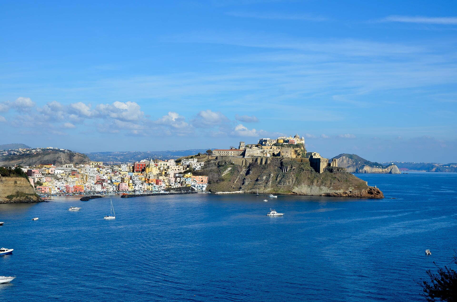 Procida Island view