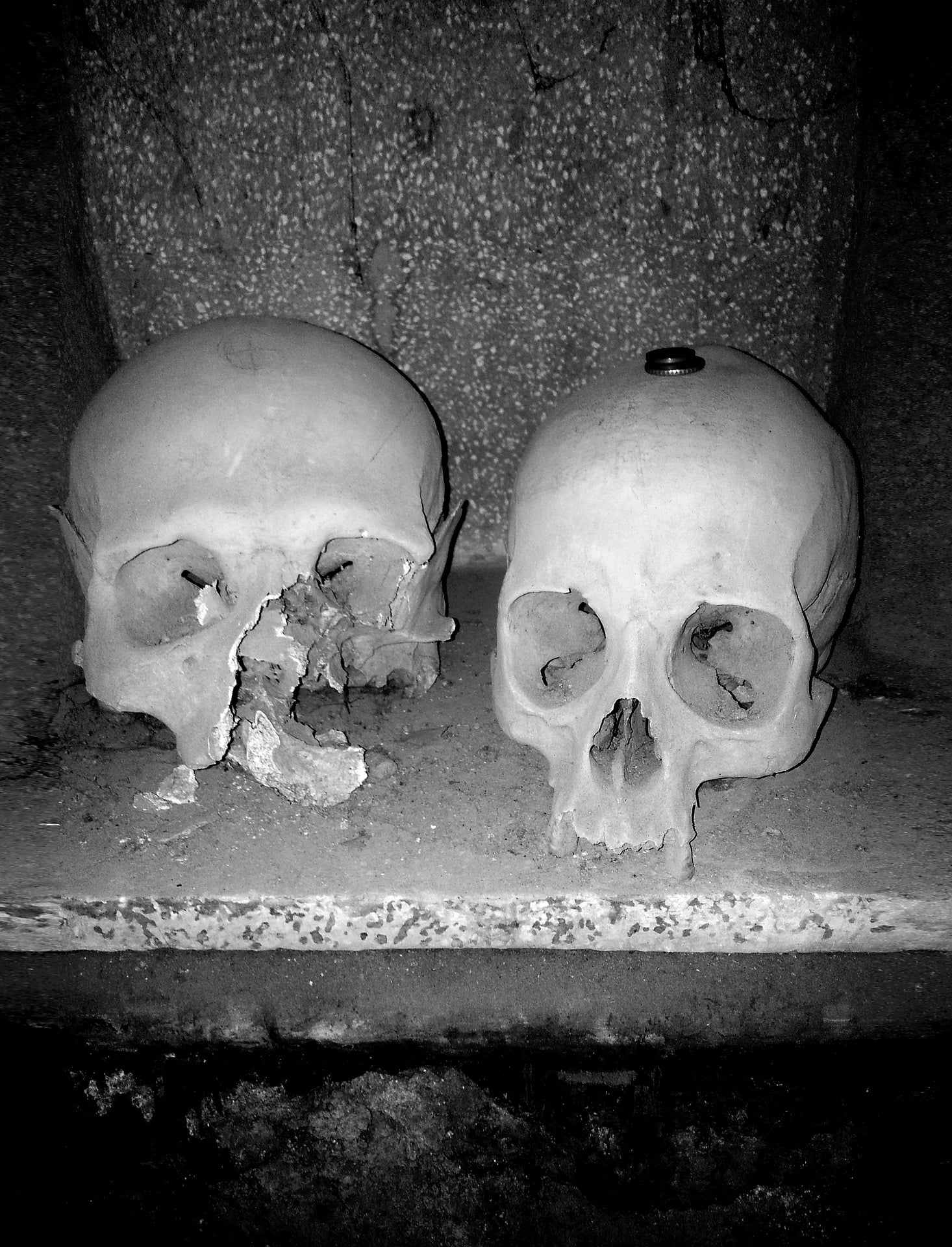 Cimitero delle Fontanelle Napoli skulls