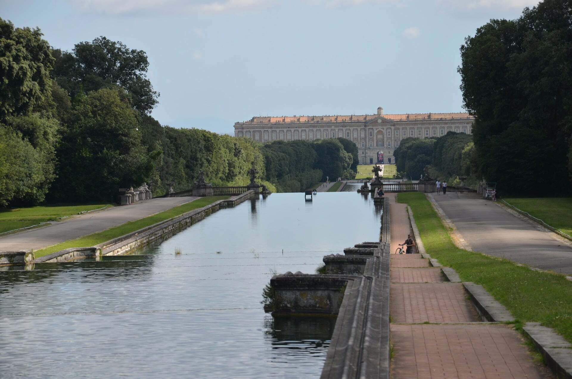 Caserta Royal Palace view from the Park