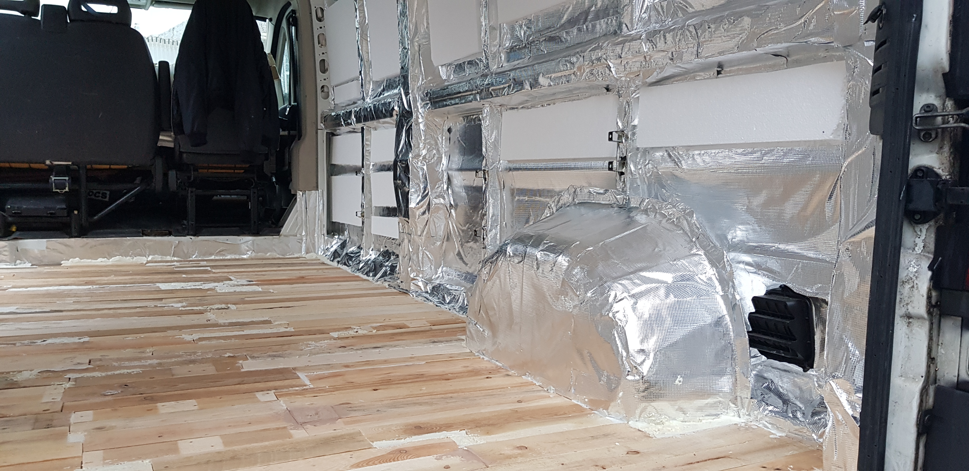 Super Cheap Self-Build Van Flooring